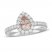 Neil Lane Morganite Engagement Ring 5/8 ct tw Diamonds 14K Two-Tone Gold