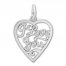 I Love You Charm Sterling Silver
