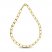 Oval Link Necklace 10K Yellow Gold 16"