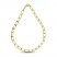 Oval Link Necklace 10K Yellow Gold 16"