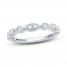 Diamond Anniversary Ring 1/4 ct tw Round-cut 10K White Gold