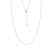 16" Adjustable Box Chain 14K White Gold Appx. .55mm