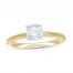 Lab-Created Diamonds by KAY Diamond Solitaire Engagement Ring 3/4 ct tw 14K Yellow Gold