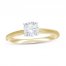 Lab-Created Diamonds by KAY Diamond Solitaire Engagement Ring 3/4 ct tw 14K Yellow Gold