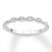 Diamond Wedding Band 1/20 ct tw Round-cut 10K White Gold