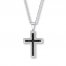 Men's Cross Necklace Stainless Steel