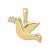 Dove Charm 14K Yellow Gold