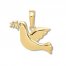 Dove Charm 14K Yellow Gold