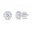 Lab-Created Diamonds by KAY Earrings 1 ct tw 14K White Gold