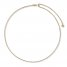 Wheat Chain Adjustable Necklace 14K Yellow Gold 26"