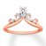 Diamond Engagement Ring 1/3 ct tw Round-cut 14K Rose Gold