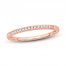 Diamond Wedding Band 1/15 ct tw Round-cut 14K Rose Gold