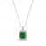 Le Vian Emerald Necklace 3/8 ct tw Diamonds 14K Two-Tone Gold 18"