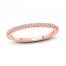 Diamond Wedding Band 1/8 ct tw Round-Cut 14K Rose Gold