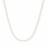 Cable Chain Necklace 14K Yellow Gold 24" Length