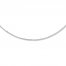 Wire Necklace Sterling Silver 16" Length