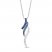 Le Vian Ombré Sapphire Necklace 14K Vanilla Gold 18"