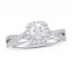 Neil Lane Premiere Diamond Engagement Ring 1-1/8 ct tw Round-cut 14K White Gold