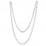 Link Necklace Sterling Silver 36"