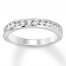 Previously Owned Diamond Band 1/2 ct tw 10K White Gold