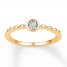 Diamond Ring 1/20 Carat 10K Yellow Gold