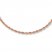 Rope Necklace 14K Rose Gold 18" Length