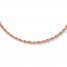Rope Necklace 14K Rose Gold 18" Length