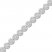 Diamond Bracelet 2 ct tw Round-cut 10K White Gold