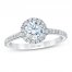 First Light Diamond Engagement Ring 1-1/4 ct tw 14K White Gold