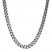 Men's Curb Chain Necklace Stainless Steel/Gray Ion-Plating 24"