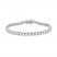 Diamond Tennis Bracelet 10 ct tw Round-cut 10K White Gold 7.5"
