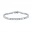 Diamond Tennis Bracelet 10 ct tw Round-cut 10K White Gold 7.5"