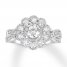 Diamond Engagement Ring 1-1/2 ct tw 14K White Gold