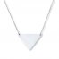 Triangle Necklace Sterling Silver