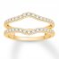 Diamond Enhancer Ring 1/2 ct tw Round-cut 14K Yellow Gold