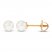 Children's Cultured Pearl Earrings 14K Yellow Gold