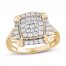 Diamond Fashion Ring 3/4 ct tw Round-cut 10K Yellow Gold