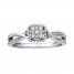 Previously Owned Diamond Ring 1/6 ct tw 10K White Gold
