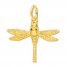 Dragonfly Charm 14K Yellow Gold