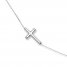 Cross Bracelet 14K White Gold