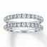 Previously Owned Diamond Enhancer Band 1 ct tw Round-cut 14K White Gold