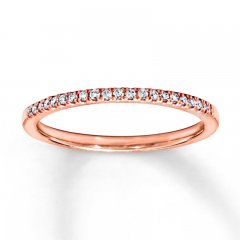 Previously Owned Diamond Band 1/10 ct tw 14K Rose Gold