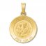 St. Joseph Medal Charm 14K Yellow Gold