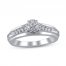 Diamond Engagement Ring 1/4 ct tw 10K White Gold