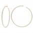 Large Hoop Earrings 14K Yellow Gold