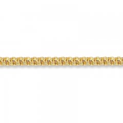 Alexandria Style Anklet 14K Yellow Gold 10-inch Length