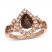 Le Vian Chocolate Quartz Ring 5/8 ct tw Diamonds 14K Strawberry Gold