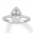 Neil Lane Quartz Engagement Ring 1/2 ct tw Diamonds 14K Gold