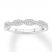 Diamond Wedding Band 1/5 ct tw Round-cut 14K White Gold