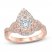 Diamond Engagement Ring 1 ct tw Round-Cut 14K Rose Gold